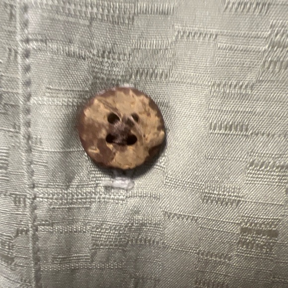 Tommy Bahama Vtg inspired green silk button up - Picture 5 of 8